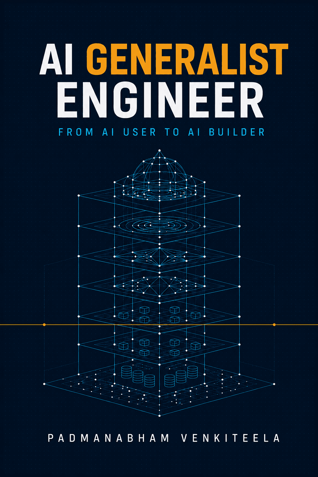 AI Generalist Engineer — From AI User to AI Builder book cover by Padmanabham Venkiteela